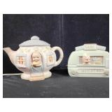 Vintage Kewpieville Grille music box & teapot