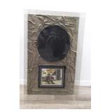 Montgomery Gentry signed picture with hat in case