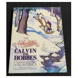Calvin and Hobbes book autographed by
