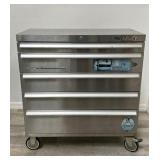 Rolling Husky 6-outlet power strip tool chest