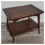 Mid century modern 2-tiered side table