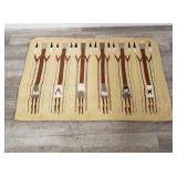 Antique Navaho rug Yei rug