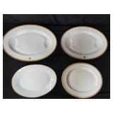 Group of porcelain and ceramic serving platters