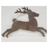 Metal deer weather vane