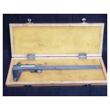 Vernier Calipers in wood box