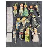 12 Ashton Drake Wizard of Oz whimsical ornaments