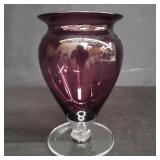 William Yeoward purple glass vase