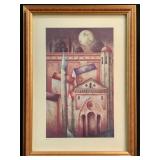 Framed Paolo Grimaldi fantasy architecture