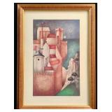 Framed Paolo Grimaldi fantasy architecture