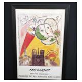 Marc Chagall framed poster