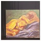 Nude oil painting on canvas