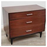 Mid century walnut chest of drawers