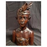 Klungkung Bali carved wood sculpture