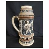 Large vintage German beer stein