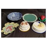 Group of pottery, ceramics, cameo, bowl, etc. B