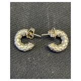 Vintage 925 silver earrings