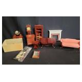 Collection of miniature furniture box lot