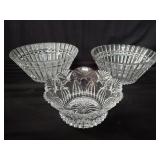 Group of crystal bowls