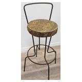 Vintage iron stool