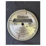 Oldham 7 1/4" ultra finishing carbide saw blade