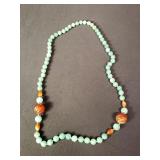 Jadite beaded necklace