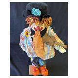 Vintage clown art deco figurine