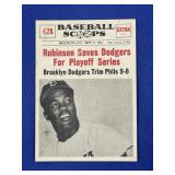 Jackie Robinson 1961 Nu Scoops baseball card