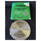 Forrest 10" carbide woodworker 2 saw blade