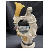 Vintage art nouveau mirror lamp