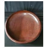 Vintage mahogany salad bowl