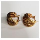 14kt gold earrings