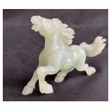 Jadeite horse sculpture