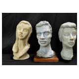 Group of clay sculptures