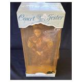 Vintage Court Jester porcelain musical doll