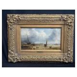 Antique signed R.P.B. Oil on canvas