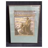 Framed lithograph Fortune Magazine