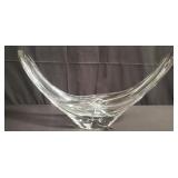 Crystal center piece marked Daum France