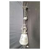 Vintage hanging oil lamp fixture