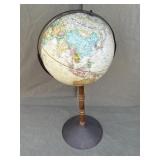 Vintage globe world classic with stand