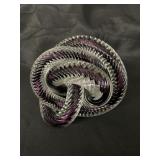 Hand blown glass art orbit