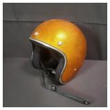 Retro style novelty motorcycle helmet