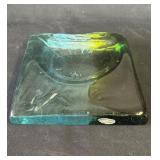 Vintage Murano Italian glass ashtray