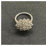 Sterling silver ornate ring