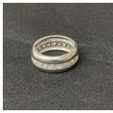 Sterling silver band ring