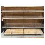 Vintage brass and steel bakerï¿½s rack