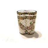 Antique Chinese cloisonnï¿½ pill box snuff jar