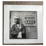 Raven Chanticleer gelatin photograph signed