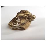 14k gold frog ring w/ diamond