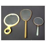 Group of hand held mirrors