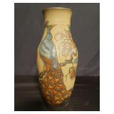 Vintage Bornholm Hjorth pottery vase